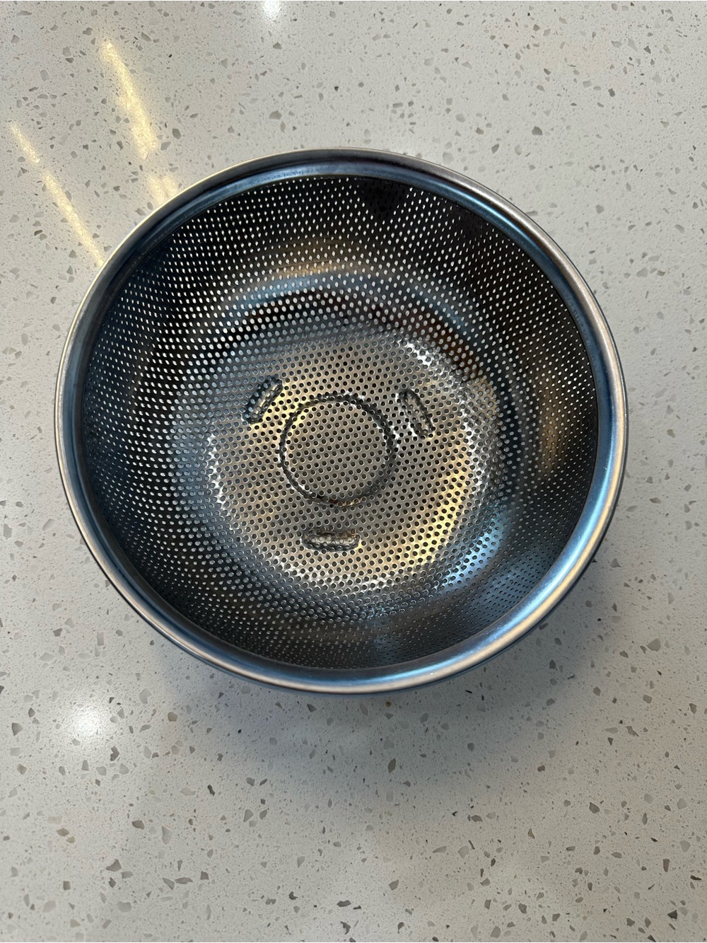 Stainless Steel Perforated Strainer Insert - Silver
